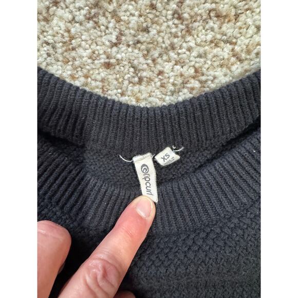 Rip Curl Black Sweater, Long,  size XS, Cotton - Picture 7 of 8